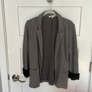 Stretchy knit blazer